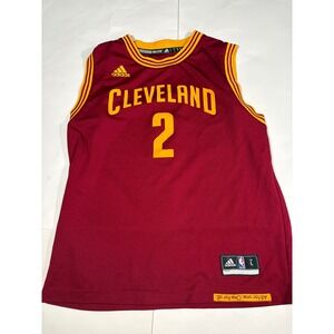 Adidas Kyrie Irving Cleveland Cavaliers #2 NBA Jersey Youth Large Burgundy